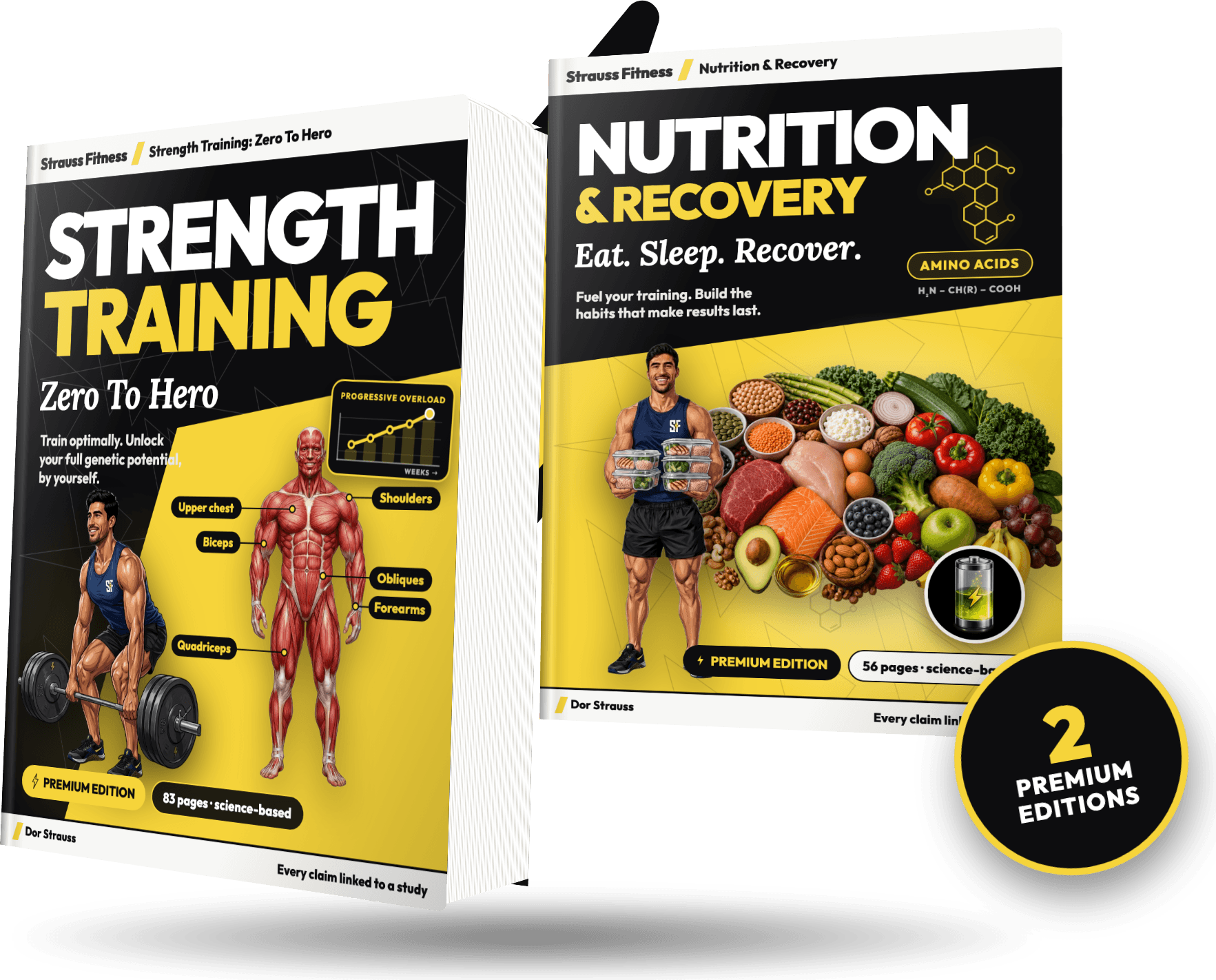 The Complete Premium Bundle: both Strauss Fitness Premium Edition e-books